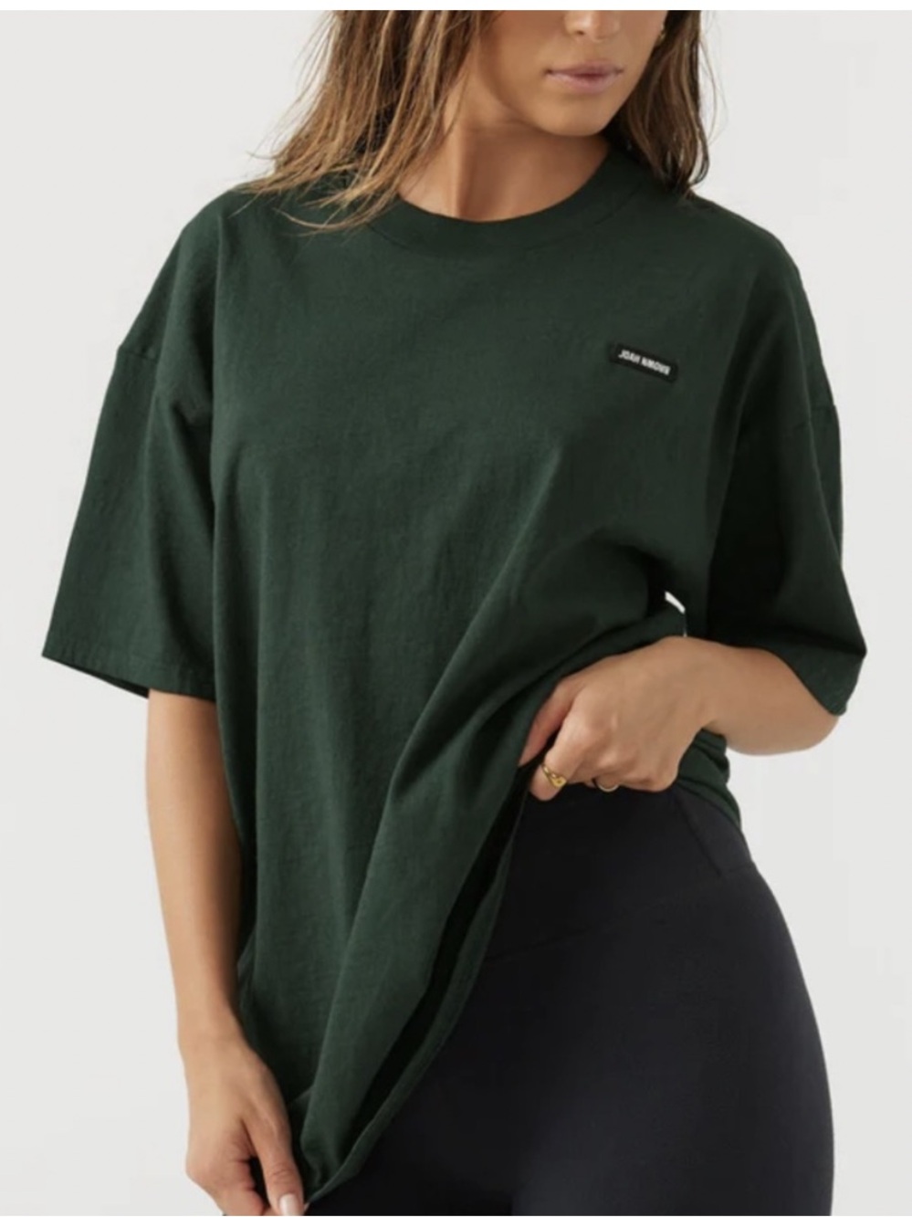 ♡Joah Brown♡ Logo Patch Crewneck Tee
